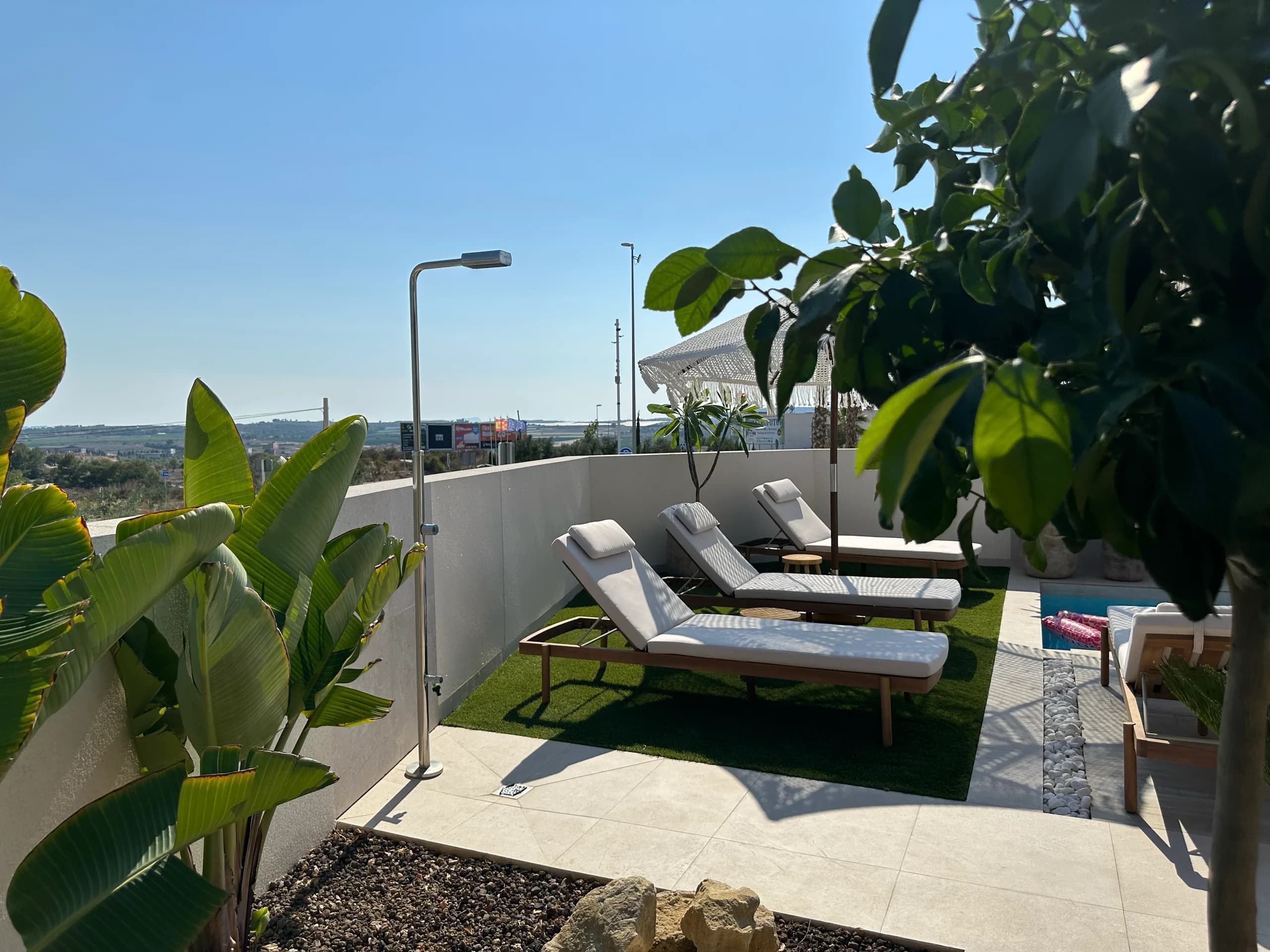 Villa Bella Sol — lounge area with soft natural light